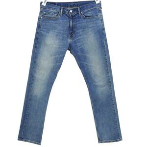 Levi’s 513 Slim Straight Jeans Blue Stretch Jeans Size 34 x 32